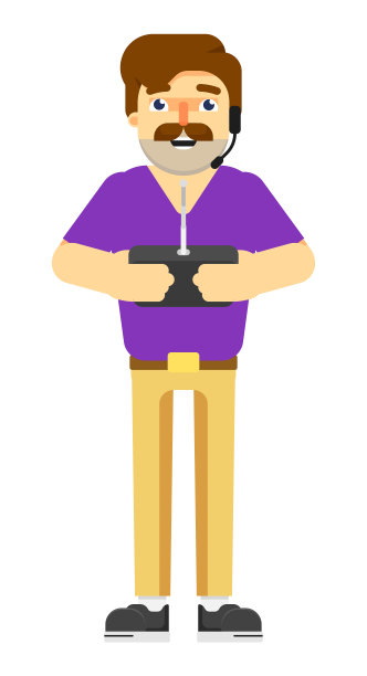 拿着无线电遥控器的人图片下载