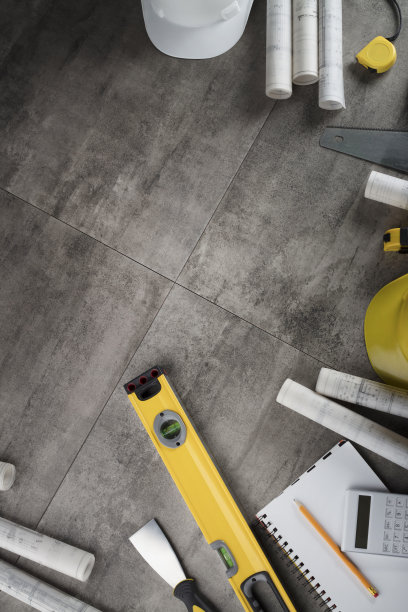 承包商的概念背景。前视图。排版。图片下载