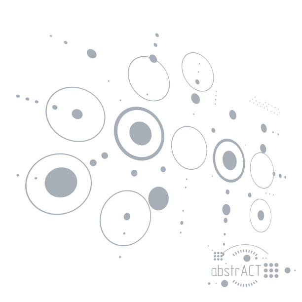 工程技术矢量墙纸与圆和线。技术图纸抽象背景。图片下载