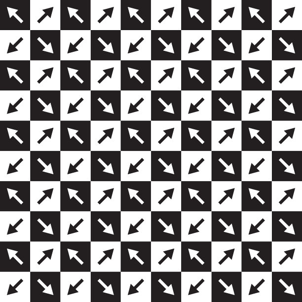 带有箭头的方格图案图片下载