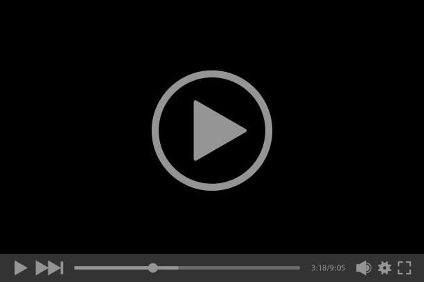 视频播放器矢量插图图片下载