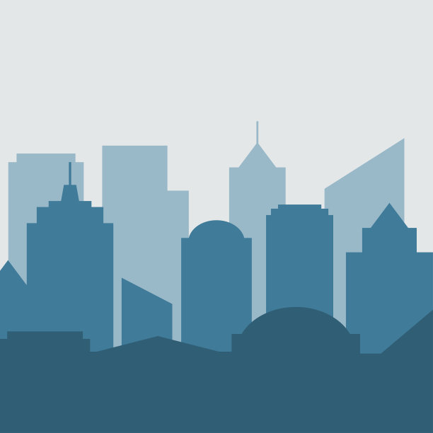 城市轮廓矢量图片下载