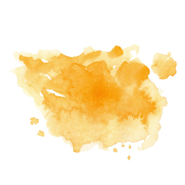 抽象黄色水彩背景图片下载