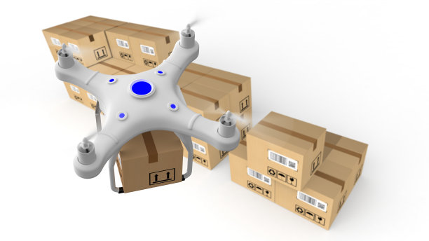 仓库配送无人机图片下载