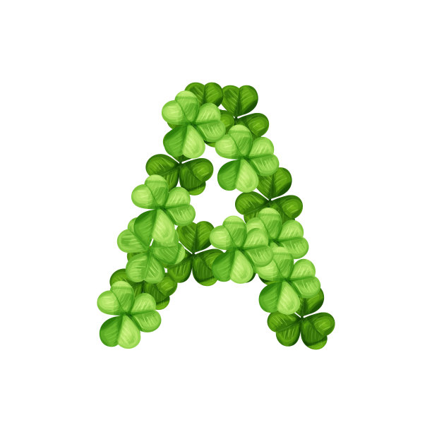 字母三叶草装饰图片下载