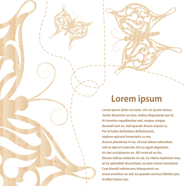 抽象的纸板蝴蝶图片下载