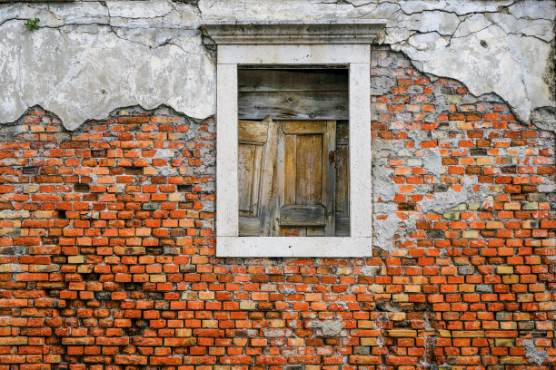 克罗地亚杜布罗夫尼克的古老砖墙纹理图片下载