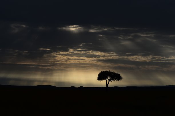 非洲日落图片下载
