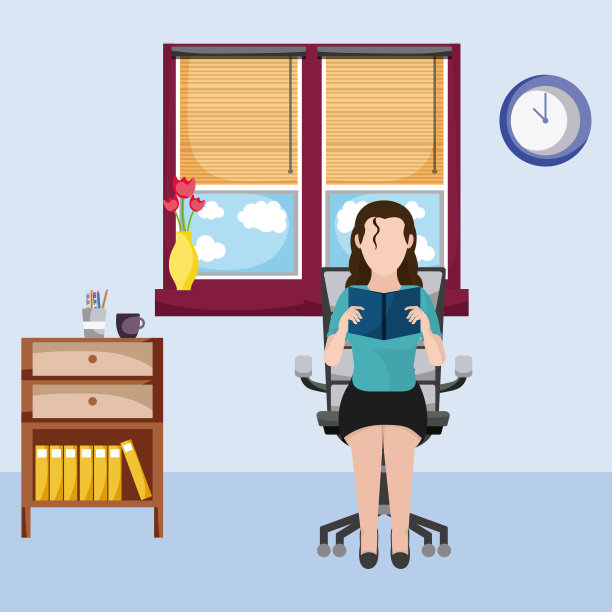 在家里看书的女人图片下载