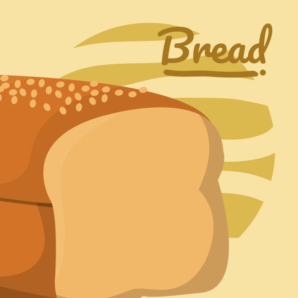 美味的面包卡通图片下载