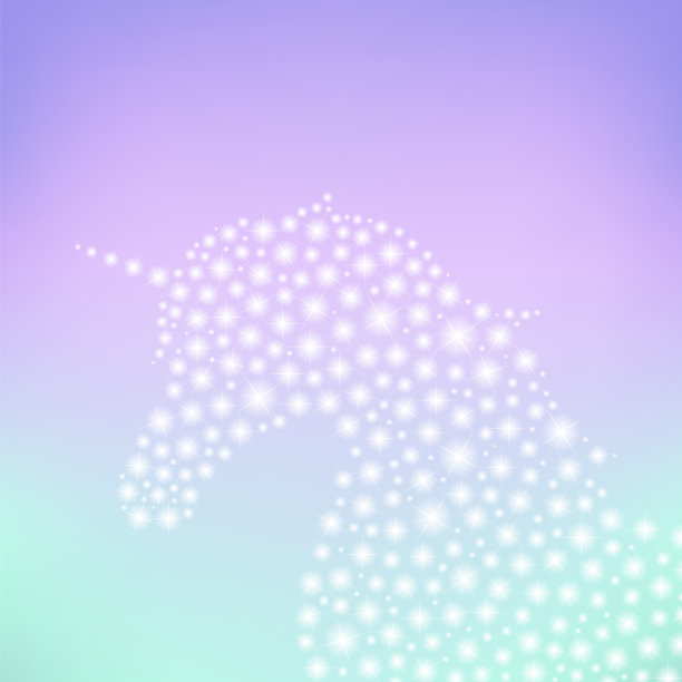 独角兽的轮廓图片下载