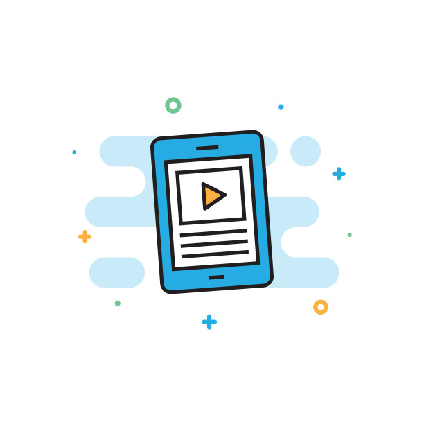 电子书平线图标图片下载