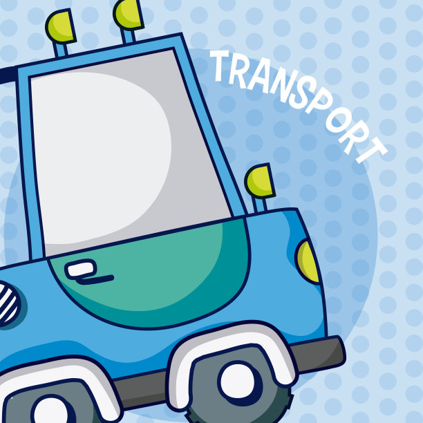 SUV 4x4卡车在多彩的背景图片下载