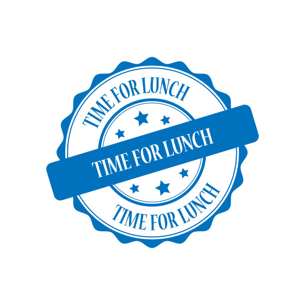 午餐邮票插图时间到了图片下载