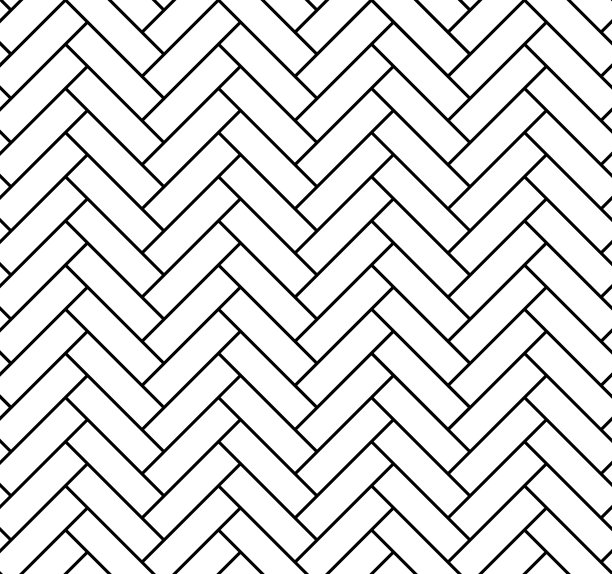 轮廓拼花无缝图案图片下载