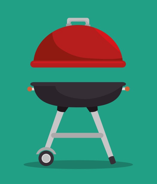 烧烤菜单牛肉啤酒设计孤立图片下载