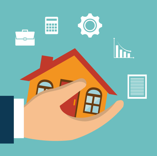 房产投资孤立设计图片下载