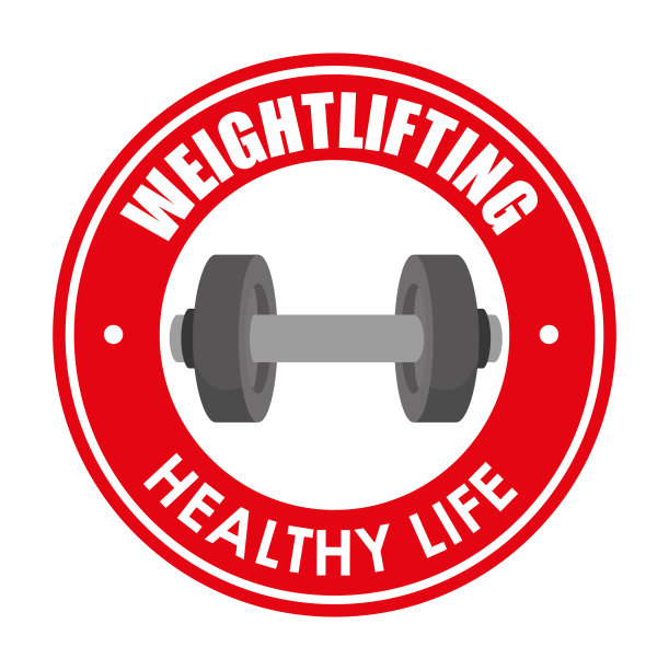 哑铃运动健身健康孤立设计图片下载