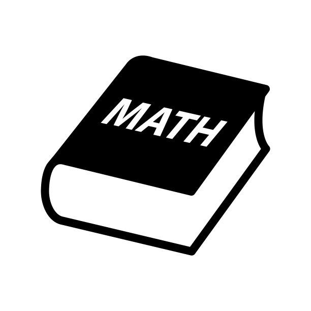 数学书图标，矢量插图素材图片