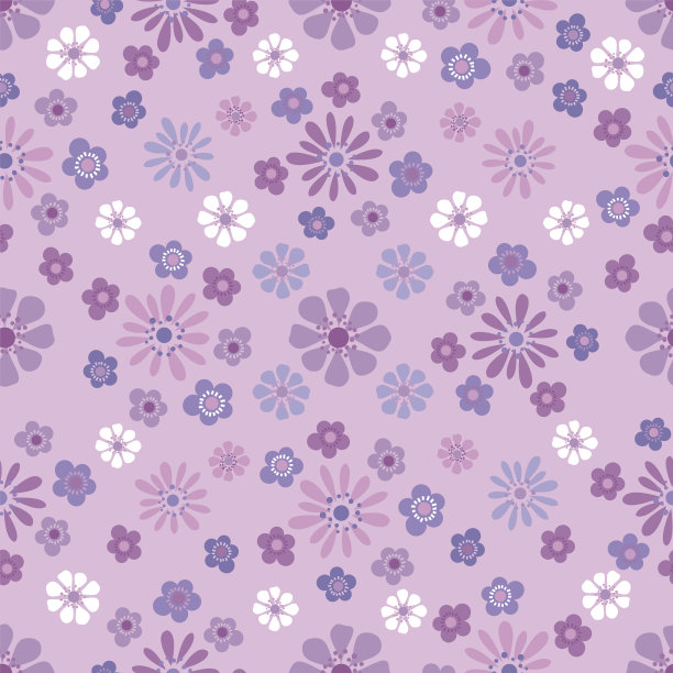 黛西无缝模式。向量。图片下载