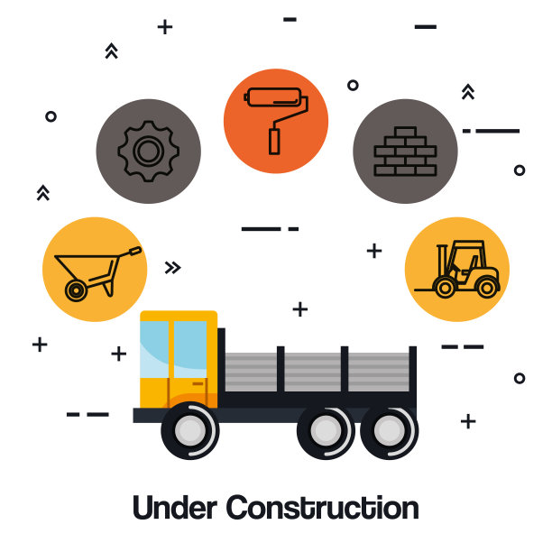 施工中卡车车辆设备工具图片下载