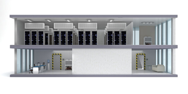 建筑日期中心孤立在白色图片下载