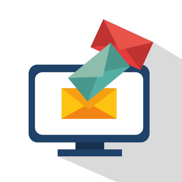 电脑电子邮件信封数据图片下载