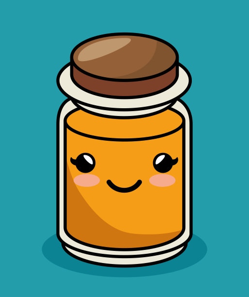 油早餐卡哇伊图标图形图片下载