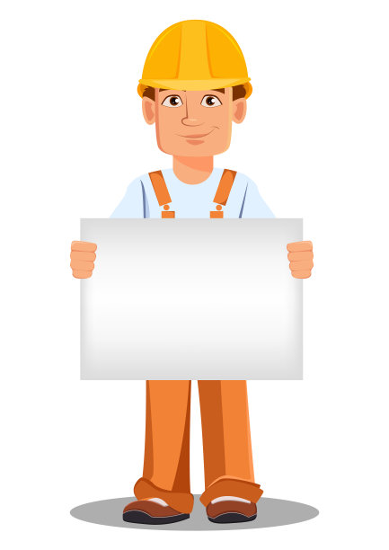 穿着制服的帅气建筑工图片下载