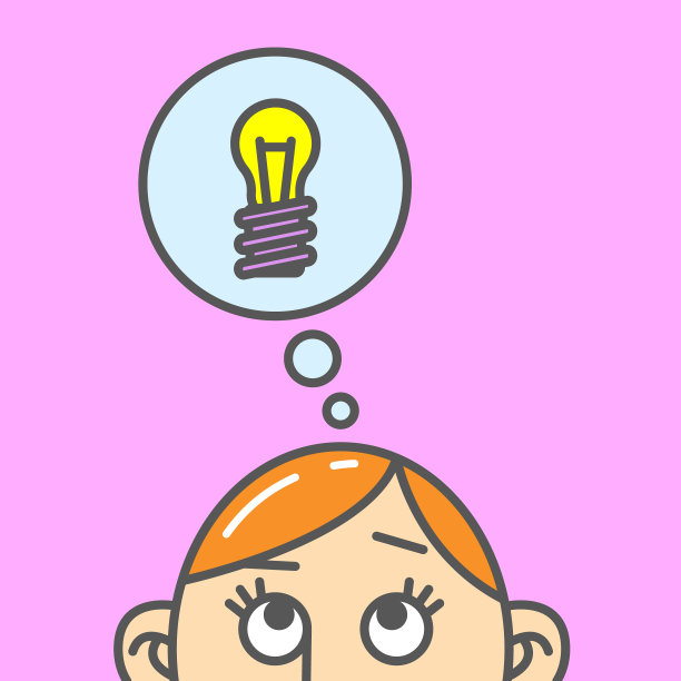 一个关于灯泡的想法的插图图片下载