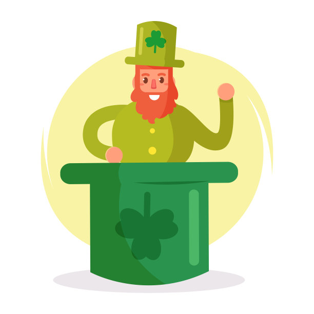 小妖精。圣帕特里克节图片下载