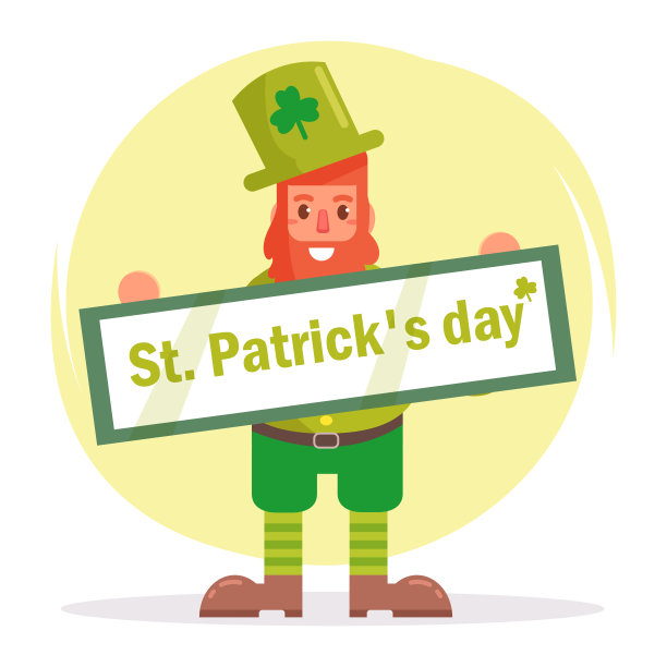 小妖精。圣帕特里克节图片下载