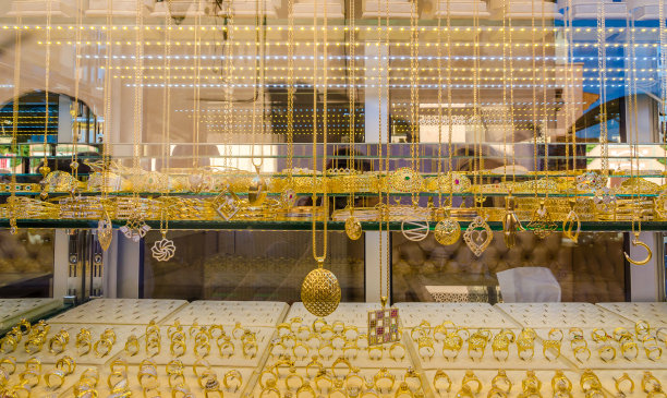 摩洛哥马拉喀什的豪华珠宝图片下载