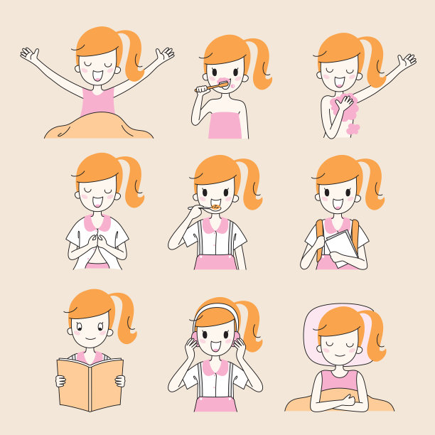 女孩的日常生活，大纲图片下载