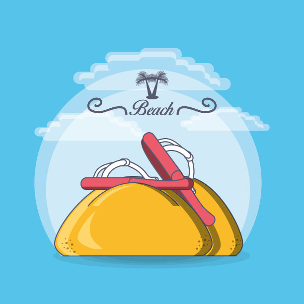 海滩假期暑假图片下载