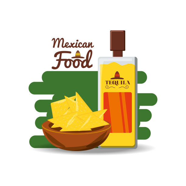 墨西哥传统食品设计图片下载