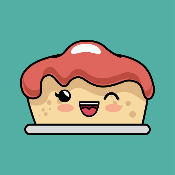 可爱的蛋糕甜点美味的粉红色奶油图片下载