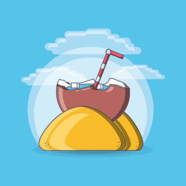 海滩假期暑假图片下载