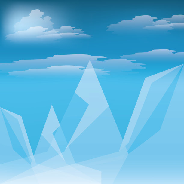 有云的天空设计图片下载