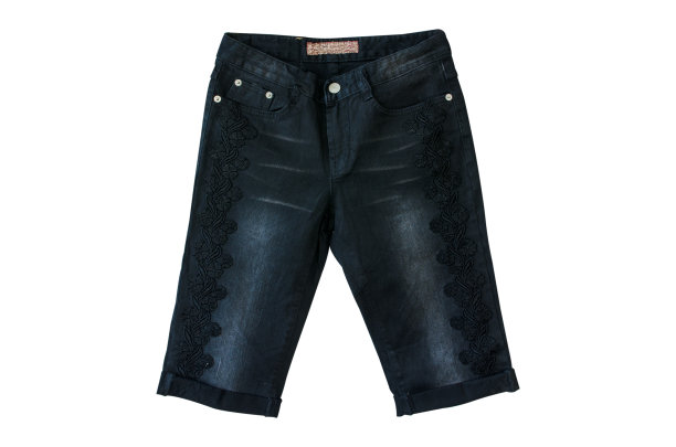 牛仔裤牛仔孤立的白色背景与裁剪路径图片下载