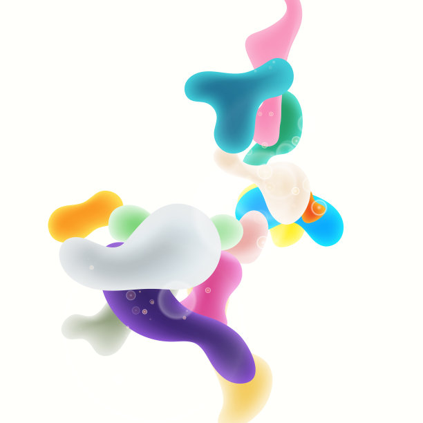 抽象的彩色背景素材图片