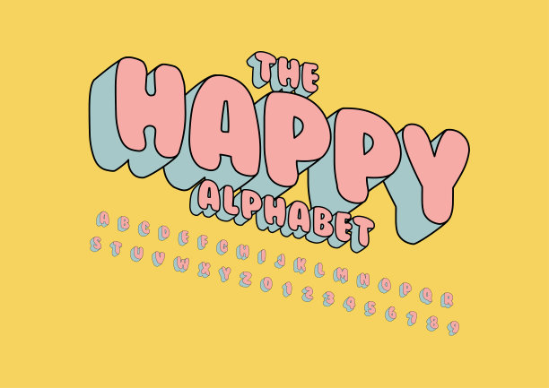 彩色字母图片下载