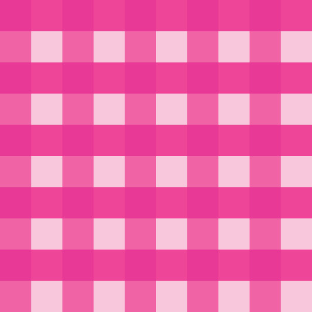 粉色方格布桌布无缝矢量背景图案设计图片下载