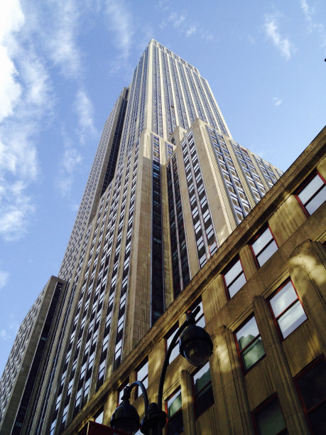 帝国大厦，有趣的角度图片下载