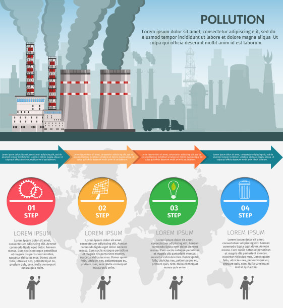 核电厂矢量插图的背景信息图原子能。图片下载