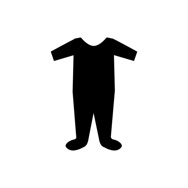 婴儿服装图标矢量插图图片下载