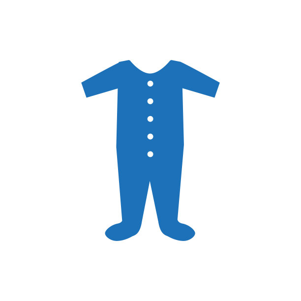 婴儿服装图标矢量插图图片下载