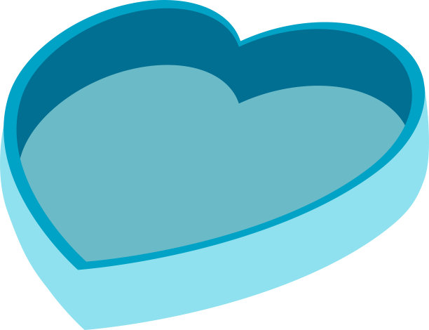 白色的天心礼物容器图片下载