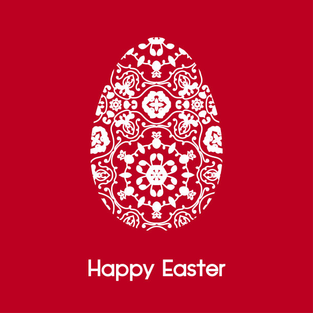 带彩蛋的复活节卡片图片下载