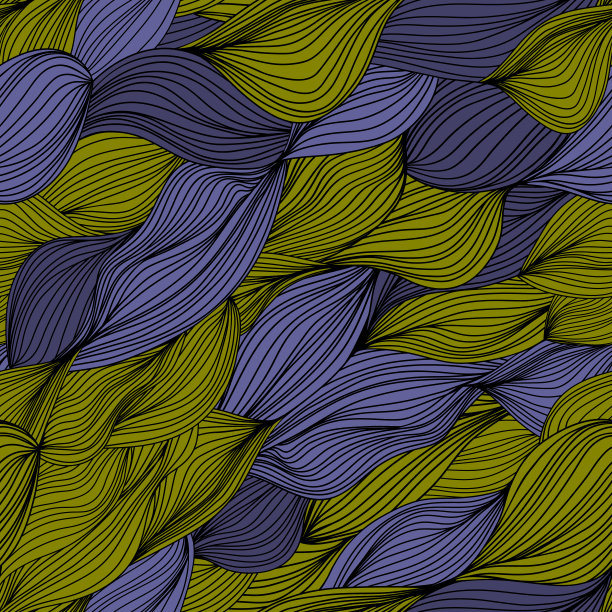 无缝彩色全手绘图案图片下载